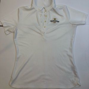 White Nike woman’s golf polo